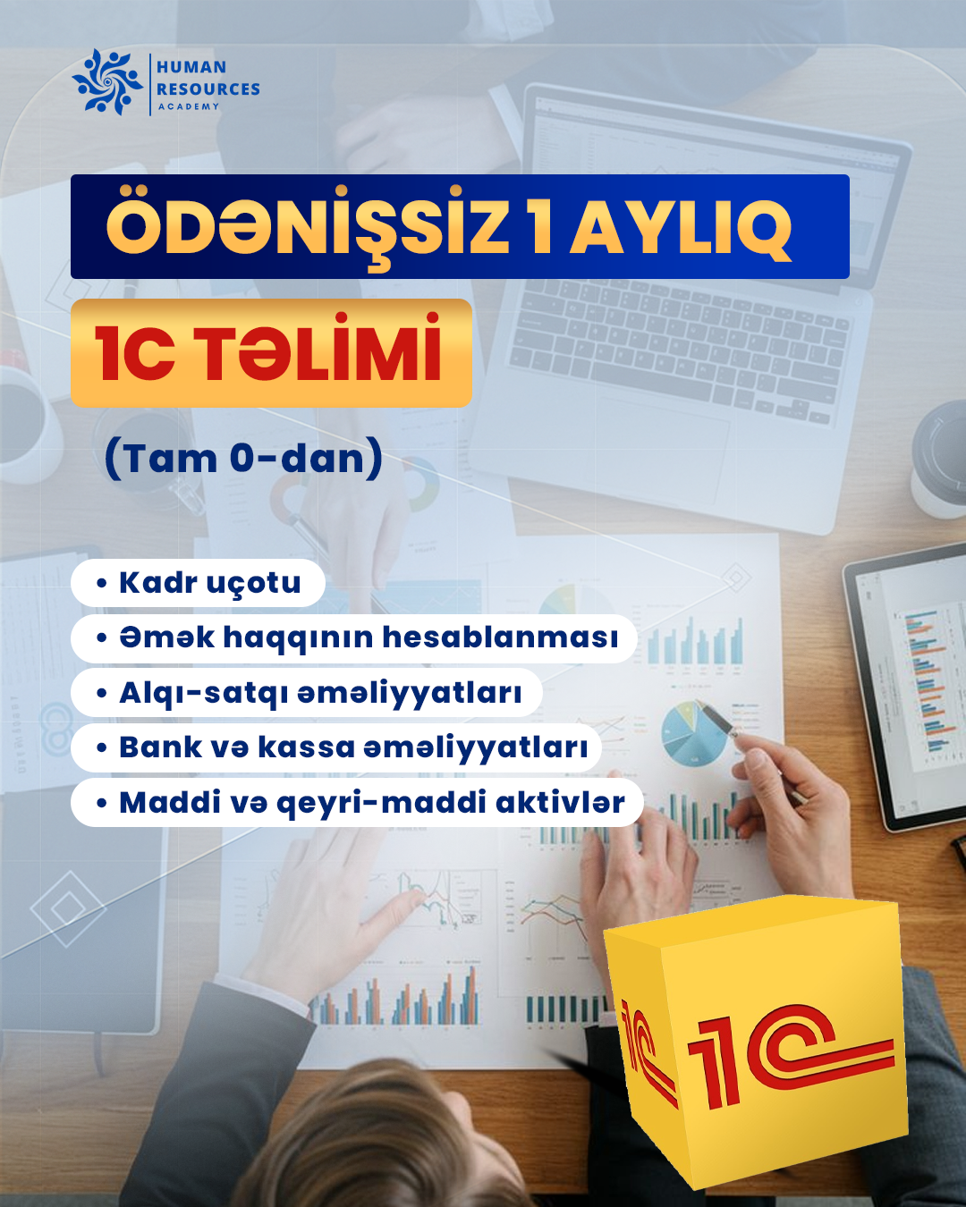 1 AYLIQ ÖDƏNİŞSİZ 1C TƏLİMİ! kursu və təlimi